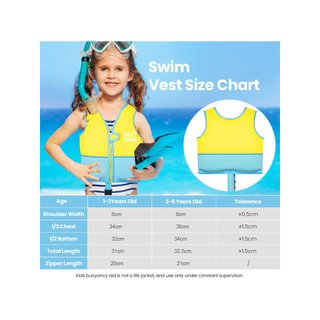 Chaleco natación niños flotabilidad neopreno