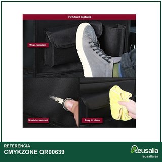 Organizador asiento coche con mesa plegable