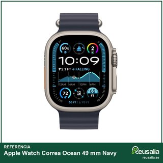 Apple Watch Correa Ocean 49 mm Navy