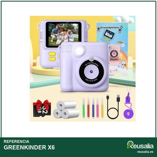 GREENKINDER 32GB Verde cámara instantánea fotos
