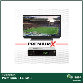 PremiumX FTA 531C receptor cable televisión