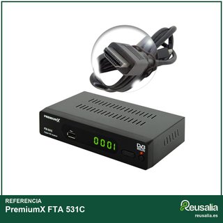 PremiumX FTA 531C receptor cable televisión
