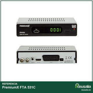 PremiumX FTA 531C receptor cable televisión