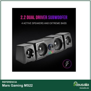 Mars Gaming MS22 altavoces gaming rgb