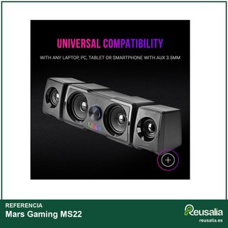 Mars Gaming MS22 altavoces gaming rgb