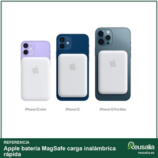 Apple batería MagSafe carga inalámbrica rápida