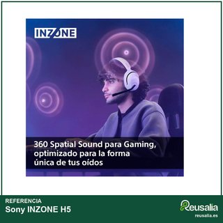 Sony INZONE H5 auriculares gaming inalámbricos