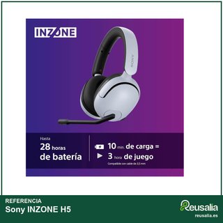 Sony INZONE H5 auriculares gaming inalámbricos