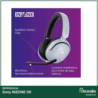 Sony INZONE H5 auriculares gaming inalámbricos