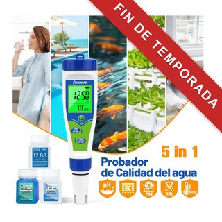 UIUZMAR Medidor pH y Sal Piscinas 5