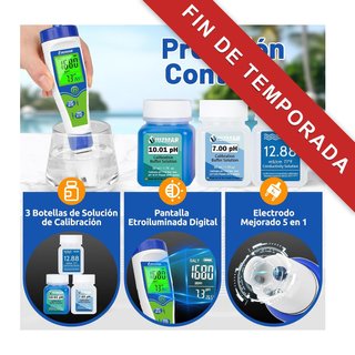 UIUZMAR Medidor pH y Sal Piscinas 5
