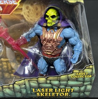 He-Man Laser Power y Skeletor Ojos de Fuego