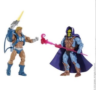 He-Man Laser Power y Skeletor Ojos de Fuego