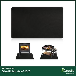 Alfombra ignífuga 122x97cm para barbacoa y