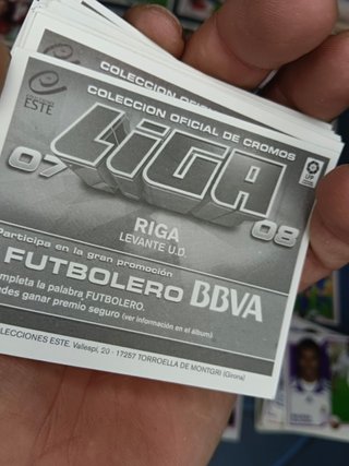 160 cromos futbol LIGA ESTE 2007 2008