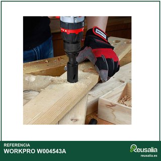 WORKPRO Kit 9 sierras agujero metal madera