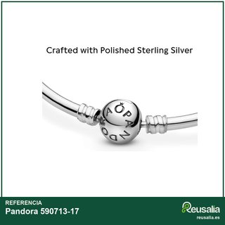 Pandora pulsera rígida plata 590713-17
