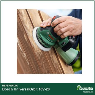 Bosch UniversalOrbit 18V-20 lijadora batería