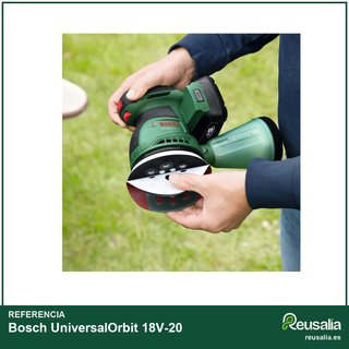 Bosch UniversalOrbit 18V-20 lijadora batería