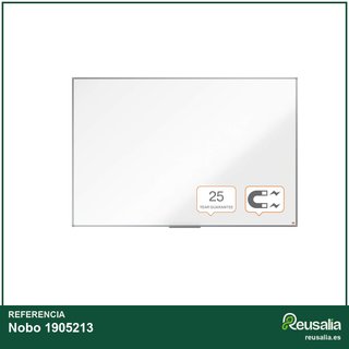 Nobo 1905213 pizarra magnética acero blanca