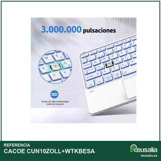 CACOE teclado Bluetooth iPad retroiluminado