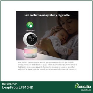 LeapFrog LF915HD vigilabebés cámara bebé HD 360°