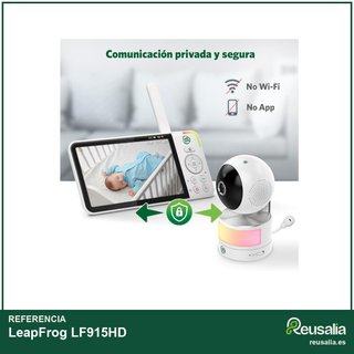 LeapFrog LF915HD vigilabebés cámara bebé HD 360°