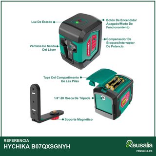 HYCHIKA nivel láser 15m IP54