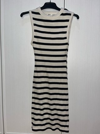 Vestido Pull&Bear Canalé Rayas Talla XS