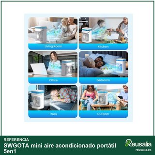 SWGOTA mini aire acondicionado portátil 5en1