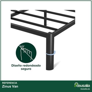 Zinus Van cama metal plataforma con almacenamiento
