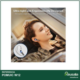 Auriculares inalámbricos Bluetooth 5.3 W12 IPX7