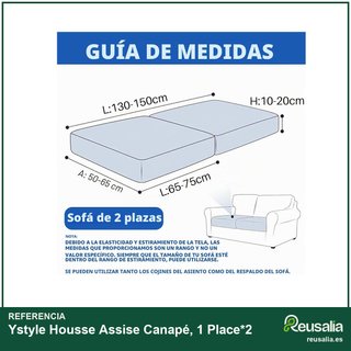 Ystyle funda sofá cojín elástico verde