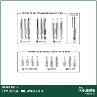 HYCHIKA destornillador eléctrico 6Nm