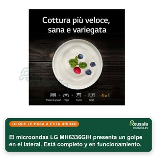 - LG MH6336GIH microondas combinado con grill
