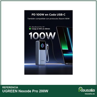 UGREEN Nexode Pro 200W Power Bank 25000mAh