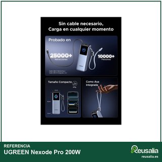 UGREEN Nexode Pro 200W Power Bank 25000mAh