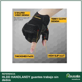 HLDD HANDLANDY guantes trabajo sin dedos