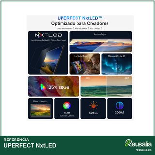 UPERFECT NxtLED Monitor portátil 15,6 FHD