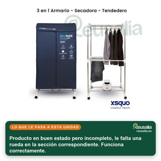 - Secadora ropa silenciosa multifunción plegable