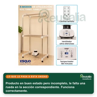 - Secadora ropa silenciosa multifunción plegable