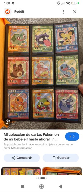 Cartas Pokémon Varias