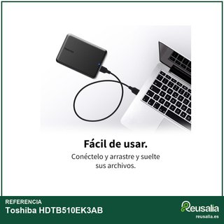 Toshiba HDTB510EK3AB disco duro externo portátil