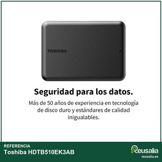 Toshiba HDTB510EK3AB disco duro externo portátil