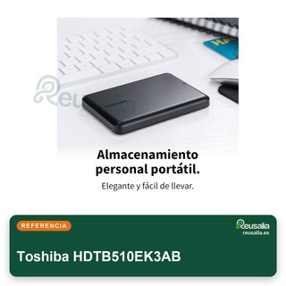 Toshiba HDTB510EK3AB disco duro externo portátil