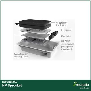 - HP Sprocket impresora portátil fotos