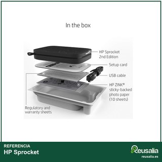 - HP Sprocket impresora portátil fotos