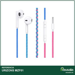 URIZONS auriculares cable trenzado micrófono