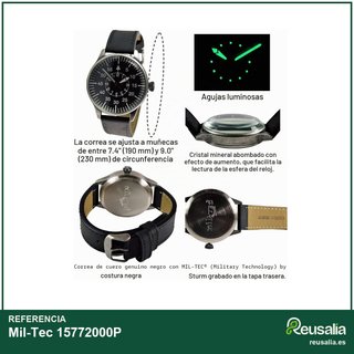 Mil-Tec 15772000P reloj militar analógico