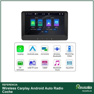 Wireless Carplay Android Auto Radio Coche
